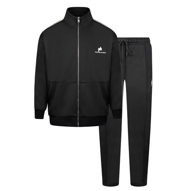 ELECTRIC BLACK TRACK SUIT JACKET BLACK