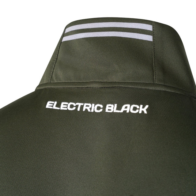 ELECTRIC BLACK TRACK SUIT JACKET GREEN